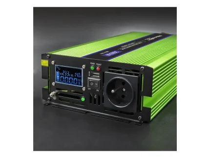 Menič napätia a nabíjačka batérie, UPS, 12V/1000W, čistý sínus – Obrázok 17