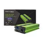 Menič napätia a nabíjačka batérie, UPS, 12V/1000W, čistý sínus – Obrázok 16