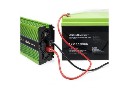 Menič napätia a nabíjačka batérie, UPS, 12V/1000W, čistý sínus – Obrázok 15