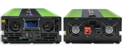 Menič napätia a nabíjačka batérie, UPS, 12V/2000W, čistý sínus – Obrázok 18