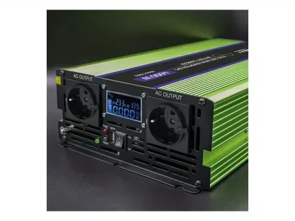 Menič napätia a nabíjačka batérie, UPS, 12V/2000W, čistý sínus – Obrázok 8