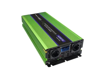 Menič napätia a nabíjačka batérie, UPS, 12V/2000W, čistý sínus – Obrázok 7