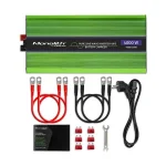 Menič napätia a nabíjačka batérie, UPS, 12V/2000W, čistý sínus – Obrázok 5