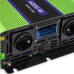 Menič napätia a nabíjačka batérie, UPS, 12V/2000W, čistý sínus – Obrázok 3