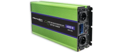 Menič napätia a nabíjačka batérie, UPS, 12V/2000W, čistý sínus – Obrázok 17