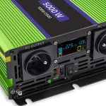 Menič napätia a nabíjačka batérie, UPS, 12V/2500W, čistý sínus – Obrázok 18