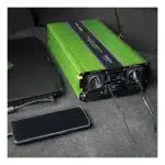 Menič napätia a nabíjačka batérie, UPS, 12V/2500W, čistý sínus – Obrázok 5