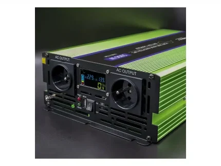 Menič napätia a nabíjačka batérie, UPS, 12V/2500W, čistý sínus – Obrázok 4