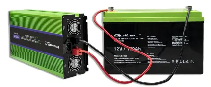 Menič napätia a nabíjačka batérie, UPS, 12V/2500W, čistý sínus – Obrázok 17