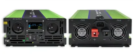 Menič napätia a nabíjačka batérie, UPS, 12V/2500W, čistý sínus – Obrázok 16