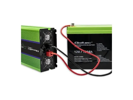 Menič napätia a nabíjačka batérie, UPS, 12V/2500W, čistý sínus – Obrázok 14