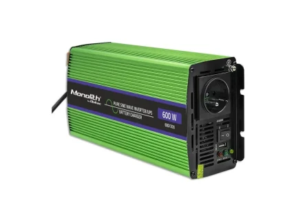 Menič napätia a nabíjačka batérie, UPS, 12V/300W, čistý sínus – Obrázok 10
