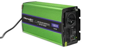Menič napätia a nabíjačka batérie, UPS, 12V/600W, čistý sínus – Obrázok 18
