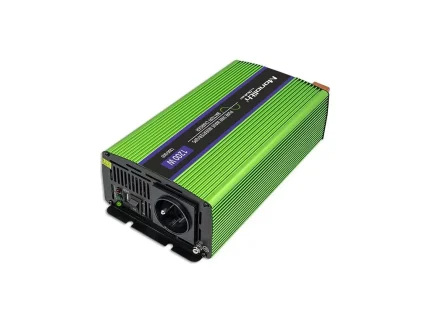Menič napätia a nabíjačka batérie, UPS, 12V/600W, čistý sínus – Obrázok 9