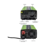 Menič napätia a nabíjačka batérie, UPS, 12V/600W, čistý sínus – Obrázok 11