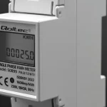 Jednofázový merač spotreby energie na DIN lištu, 230V, LCD – Obrázok 3