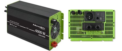Menič a nabíjačka AC s MPPT regulátorom 40A, UPS, 12V 3000W – Obrázok 3
