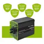 Menič a nabíjačka AC s MPPT regulátorom 40A, UPS, 12V 1000W – Obrázok 7