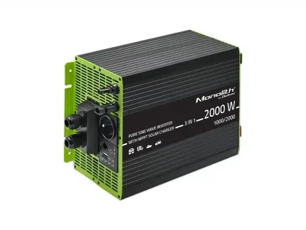 Menič a nabíjačka AC s MPPT regulátorom 40A, UPS, 12V 1000W – Obrázok 5