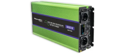 Menič napätia a nabíjačka batérie, UPS, 12V/3000W, čistý sínus – Obrázok 22