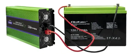 Menič napätia a nabíjačka batérie, UPS, 12V/3000W, čistý sínus – Obrázok 11