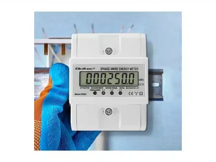Trojfázový merač spotreby energie na DIN lištu, 400V, 100A – Obrázok 16