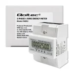 Trojfázový merač spotreby energie na DIN lištu, 400V, 100A – Obrázok 5