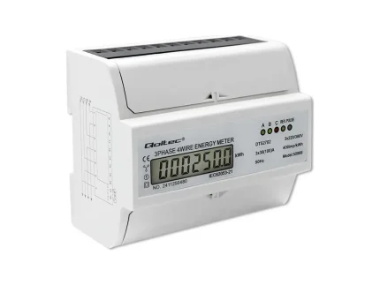 Trojfázový obojsmerný merač spotreby energie na DIN lištu, 400V, 100A – Obrázok 15