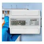 Trojfázový obojsmerný merač spotreby energie na DIN lištu, 400V, 100A – Obrázok 6