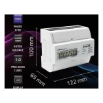 Trojfázový obojsmerný merač spotreby energie na DIN lištu, 400V, 100A – Obrázok 7