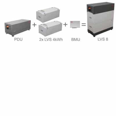 BYD Battery Box Premium LVS 4kWh batériový modul - bočný pohľad