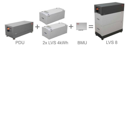BYD Battery Box Premium LVS 4kWh batériový modul - bočný pohľad