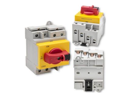 DC izolátor s uzamykacou funkciou | Hlavný vypínač| 1200V | 32A | 8kV | 4P - detail 6