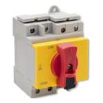 DC izolátor s uzamykacou funkciou | Hlavný vypínač| 1200V | 32A | 8kV | 4P - detail 9