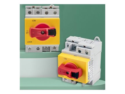 DC izolátor s uzamykacou funkciou | Hlavný vypínač| 1200V | 32A | 8kV | 4P - detail 3