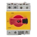 DC izolátor s uzamykacou funkciou | Hlavný vypínač| 1200V | 32A | 8kV | 4P - detail 4