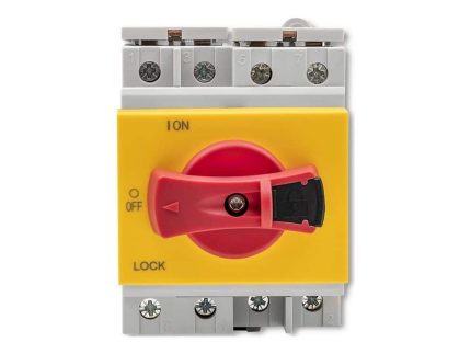 DC izolátor s uzamykacou funkciou | Hlavný vypínač| 1200V | 32A | 8kV | 4P - detail 4
