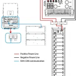 Deye HV BMS jednotka BOS-G-PDU-2 pre zostavy BOS-G Pro schema 2