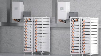 Deye HV batéria BOS-A Pro (7,68 kWh) - zapojenie v drziaku