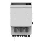 Trojfázový hybridný menič Deye SUN-12K 12000W, 2x MPPT - zo zadu