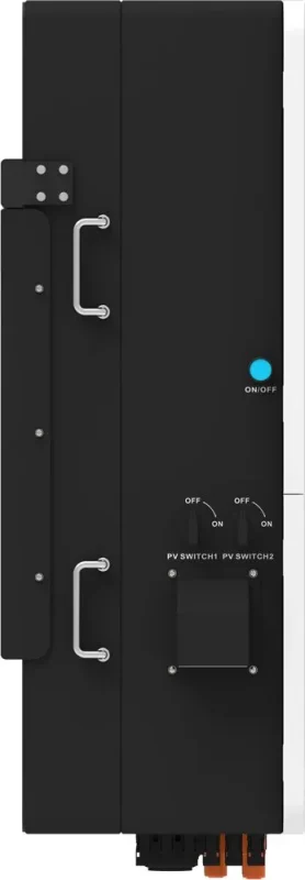 Trojfázový hybridný menič Deye SUN-80K-SG02HP3-EU-EM6 pohľad zdola