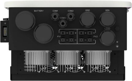 Trojfázový nízkonapäťový hybridný menič Deye SUN-20K-SG05LP3-EU-SM2 - zadný pohľad