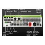 Hybridný off-grid solárny menič Qoltec 11000W | 160A | 48V | MPPT | BMS - 7