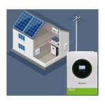 Hybridný solárny invertor mimo siete 6200W | 120A | 48V | MPPT | BMS | Sine | Možnosť Wi-Fi | Faktor výkonu 1,0 - schéma