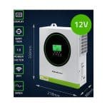 Hybridný solárny off-grid menič 1500 W | 12 V | 100 A MPPT | čistý sínus | WiFi - parametre