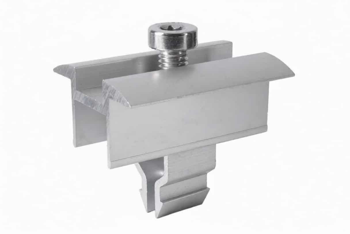 Koncová montážna svorka 12 mm KLIK pre FV panely Koncová montážna svorka 12 mm KLIK pre FV panely