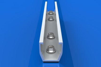 Montážny mostík / U profil s EPDM páskou 27×200 mm - 2