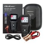 Qoltec digitálny tester batérií 3v1 s LCD| 6V | 12V | 24V | 30Ah - 200Ah České menu