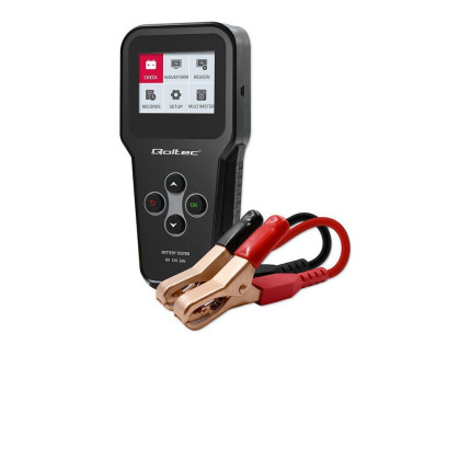 Qoltec digitálny tester batérií 3v1 s LCD| 6V | 12V | 24V | 30Ah - 200Ah České menu - 2