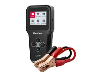 Qoltec digitálny tester batérií 3v1 s LCD| 6V | 12V | 24V | 30Ah - 200Ah České menu - 2